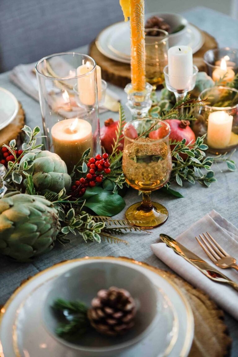 Holiday Table Decor